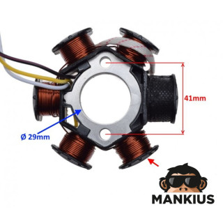 STATOR 6 COILS PEUGEOT LUDIX