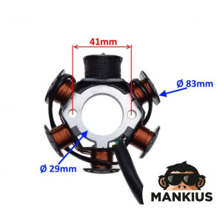 STATOR 6 COILS SYM MIO 50 4T