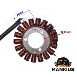 STATOR-GENERATOR 18 COILS FOR HONDA SH 125 150