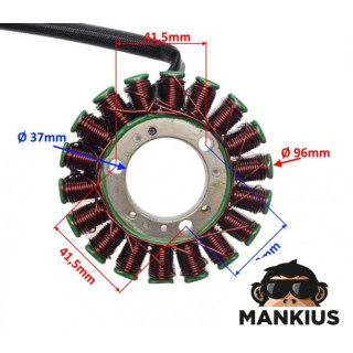 STATOR-GENERATOR 18 COILS FOR PIAGGIO BEVERLY 400 500