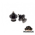 ADAPTERIS, SUKURIAMOSIOS STILVOS ATRAME M6x1 PILKA