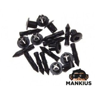 CLIP, FAIRING RIVET M6, 10PCS PACK