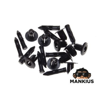 CLIP, FAIRING RIVET M7, 10PCS PACK