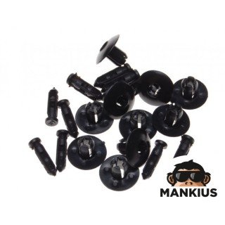 CLIP, FAIRING RIVET M8, 10PCS PACK