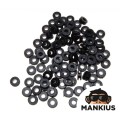 CUSHION, RUBBER GROMMET 100 PCS PACK 19x9x8