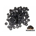 CUSHION, RUBBER GROMMET 100 PCS PACK 25x7,5x7,5