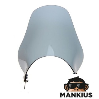 WINDSHIELD, SIDE MOUNTED SMOKED