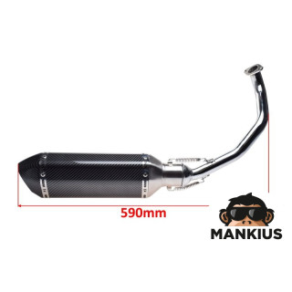 MUFFLER SPORT ASSY 4T W/O CATALYST