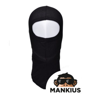 BALACLAVA, BLACK, SILK