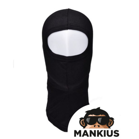 BALACLAVA, BLACK, SILK