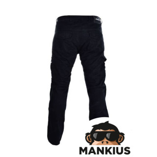 CARGO PANTS LEOSHI BLACK SIZE 42