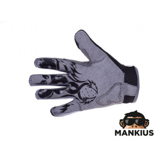 GLOVES IM CROSS LINE BLACK GREY XL