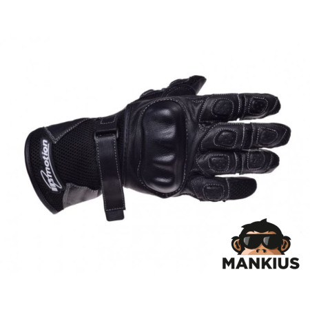 GLOVES IM MESH/REINF. BLACK S