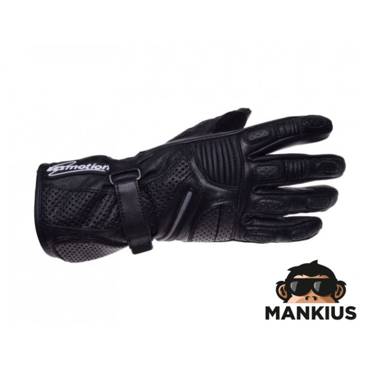 GLOVES IM PERFOR./REINF., LONG BLACK/GREY 2XL