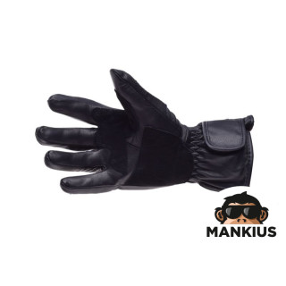 GLOVES IM PERFOR./REINF., LONG BLACK/GREY S