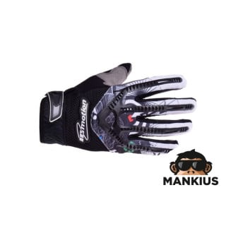 GLOVES IM RANGE BLACK WHITE XXL