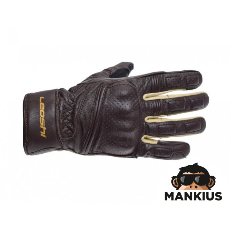 GLOVES LEOSHI BROWN XXL