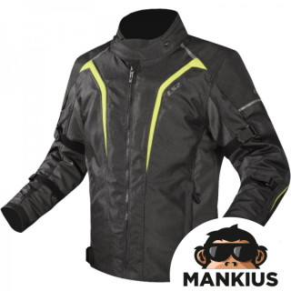 JACKET LS2 SEPANG MAN BLACK GREY H-V YELLOW 4XL