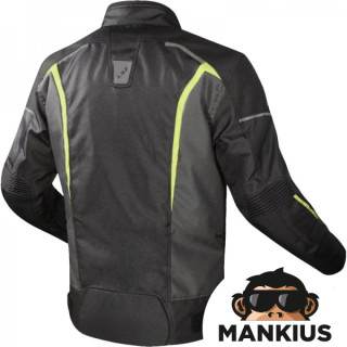 JACKET LS2 SEPANG MAN BLACK GREY H-V YELLOW 4XL