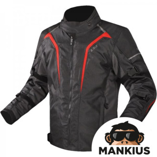 JACKET LS2 SEPANG MAN BLACK GREY RED 3XL