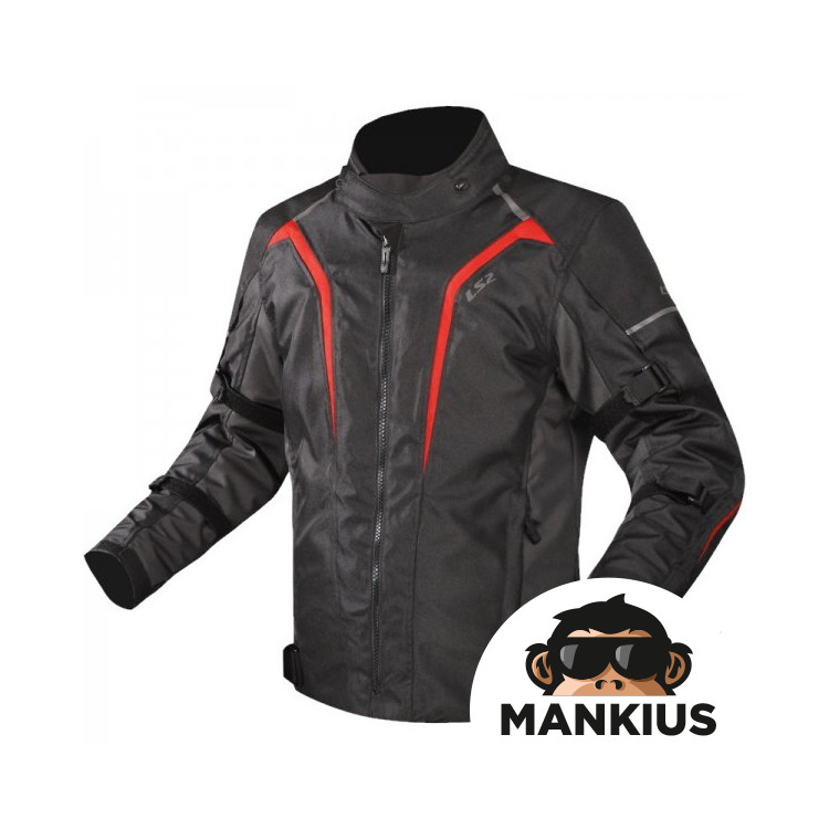 JACKET LS2 SEPANG MAN BLACK GREY RED 4XL