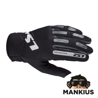 LS2 BEND MAN GLOVES BLACK GREY L