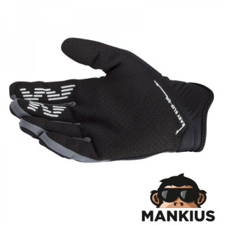 LS2 BEND MAN GLOVES BLACK GREY L