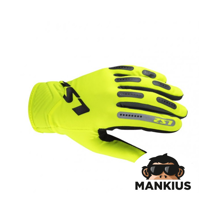 LS2 BEND MAN GLOVES H-V YELLOW GREY M