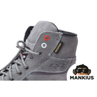 LS2 DOWNTOWN MAN BOOTS WP DARK GREY 41