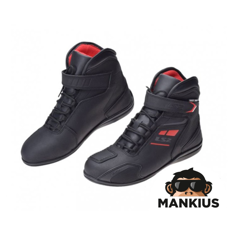 LS2 GARRA LADY BOOTS WP BLACK RED 37