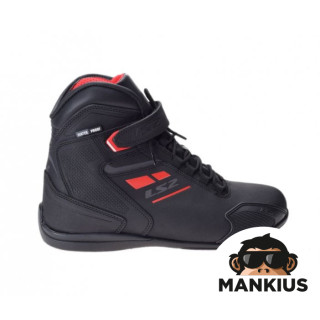 LS2 GARRA LADY BOOTS WP BLACK RED 37