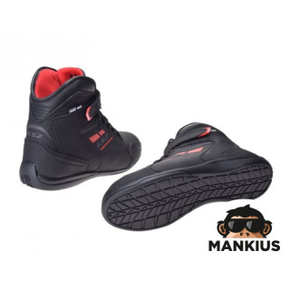 LS2 GARRA MAN BOOTS WP BLACK RED 41