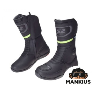 LS2 GOBY MAN BOOTS WP BLACK H-V YELLOW 41