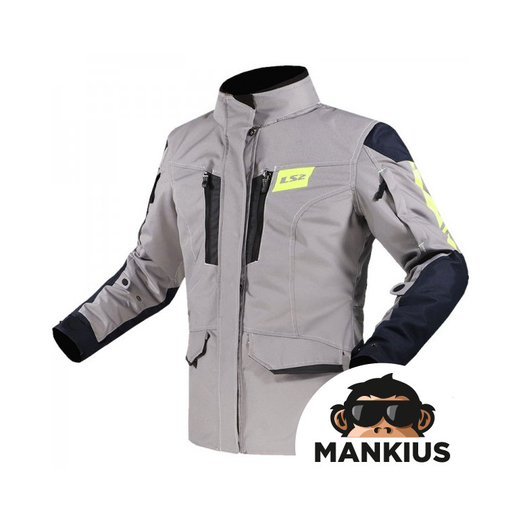 LS2 METROPOLIS EVO LADY JACKET TITANIUM YELLOW L