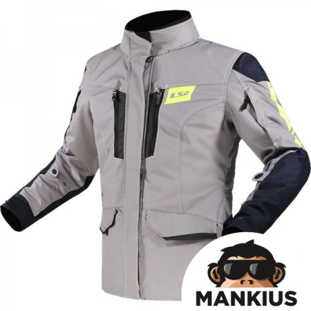 LS2 METROPOLIS EVO LADY JACKET TITANIUM YELLOW L