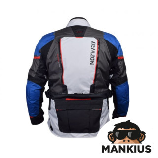 LS2 NORWAY MAN JACKET BLUE BLACK GREY RED 3XL