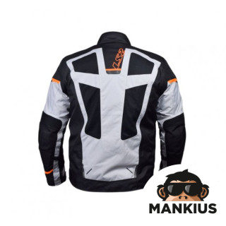 LS2 SCOUT MAN JACKET BLACK GREY ORANGE XL