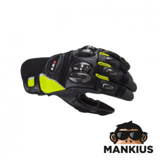 LS2 SPARK 2 MAN LEATHER GLOVES BLACK H-V L