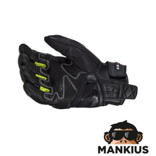 LS2 SPARK 2 MAN LEATHER GLOVES BLACK H-V L