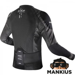 LS2 X-ARMOR MAN JACKET BLACK SILVER XL-XXL