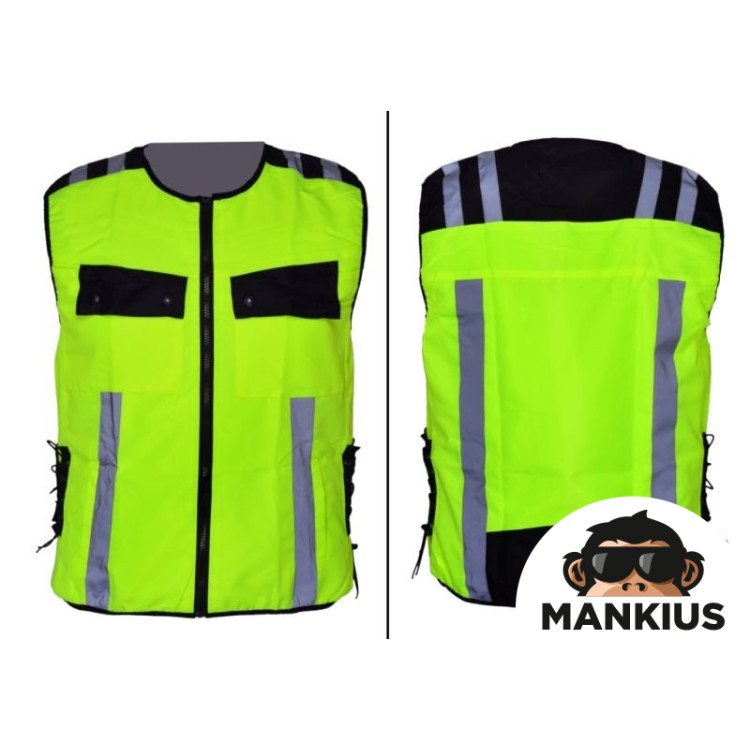 VEST, RETROREFLECTIVE LEOSHI S-M 56/66