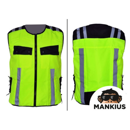 VEST, RETROREFLECTIVE LEOSHI S-M 56/66