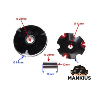 VARIATOR ASSY, H-DIO50 TUNING SUPERIZED RINKINYS