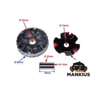 VARIATORIAUS ASSY, H-TACT50 TUNINGAS