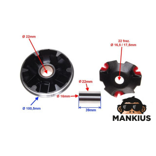 VARIATORIAUS ASSY, S-AG50 TUNINGAS