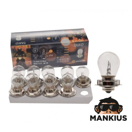 BULB 12V 15W P26S/SCOOTERS/ 10PCS PACK