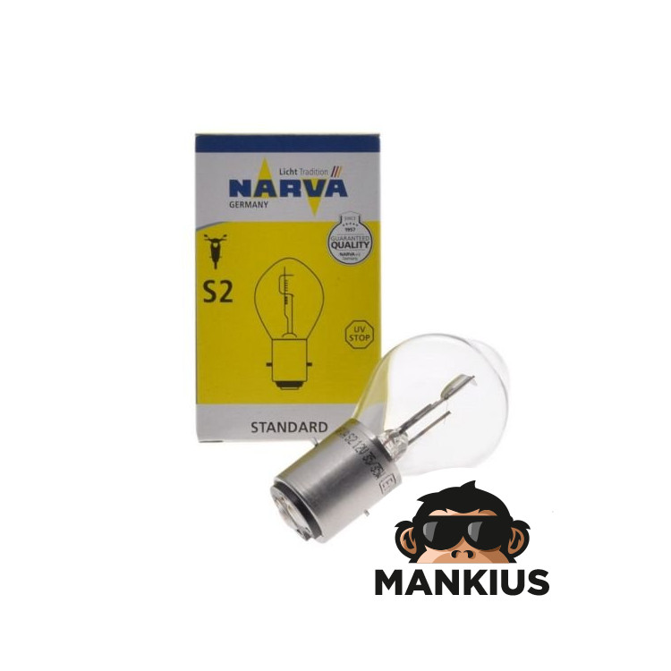 BULB 12V 35/35W BA20D NARVA