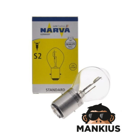 BULB 12V 35/35W BA20D NARVA