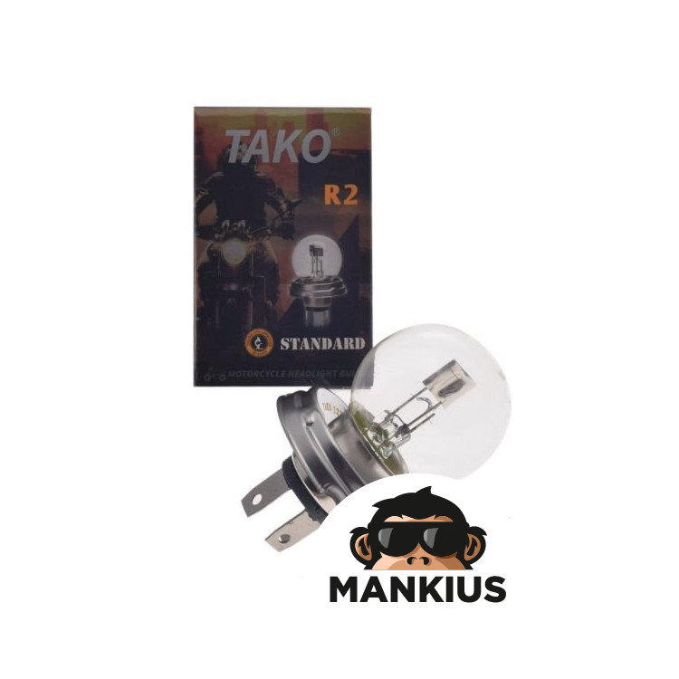 BULB 12V 45/40W R2 P45T W/COLLAR TAKO