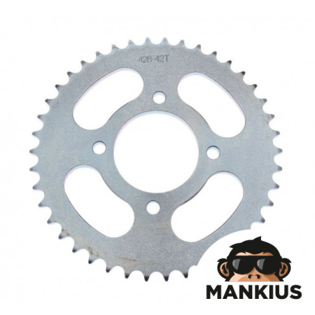 SPROCKET, REAR T:42 FOR SUZUKI GN125